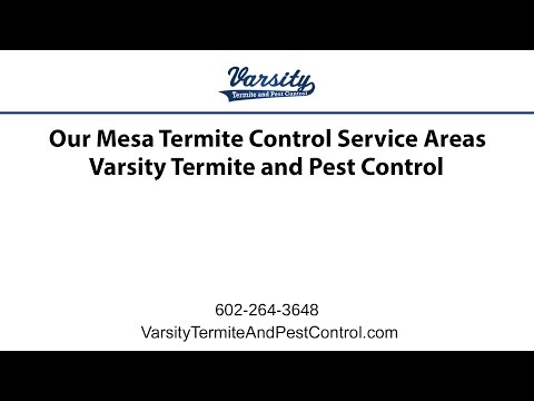 Our Mesa Termite Control Service Areas | Varsity Termite and Pest Control