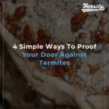 4 Simple Ways To Proof Your Door Against Termites