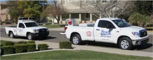 Pest Control Trucks Providing Services In Mesa, AZ