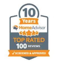 10 years home advisor badge